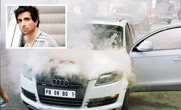security, car, injured , director, waves, attend, burst, flames, crash, traveling,