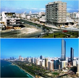 City, differences, Before And After , development, years,