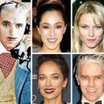 Charlie-Chaplin-Oona,-Kiera-and-Carmen-Chaplin,-James-Thierrée