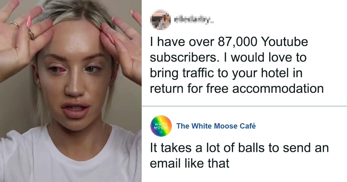 Hotel Owner’s Furious Response After A YouTube Influencer Demands Free Accommodation In Exchange For a Shout Out