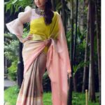 Blouse-with-organza-frill-sleeves