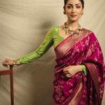 Full-Sleeved-Blouse-in-a-Contrasting-Color