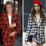 princess-diana-Plaid-suit