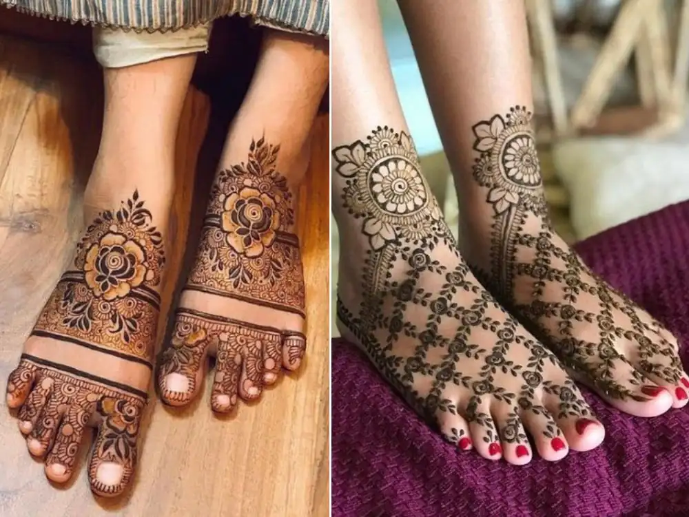 30 Amazing Henna Mehndi Designs For Legs - Body Art Guru