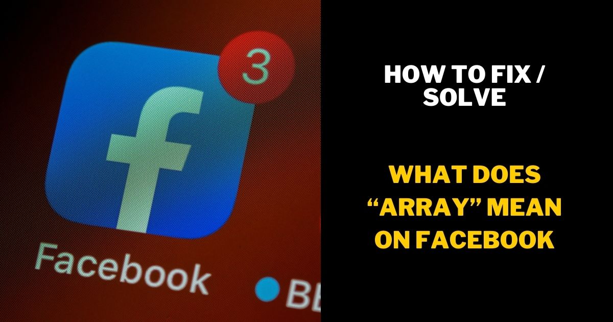 How to Fix / Solve: Array Relationship On Facebook & How To Use It