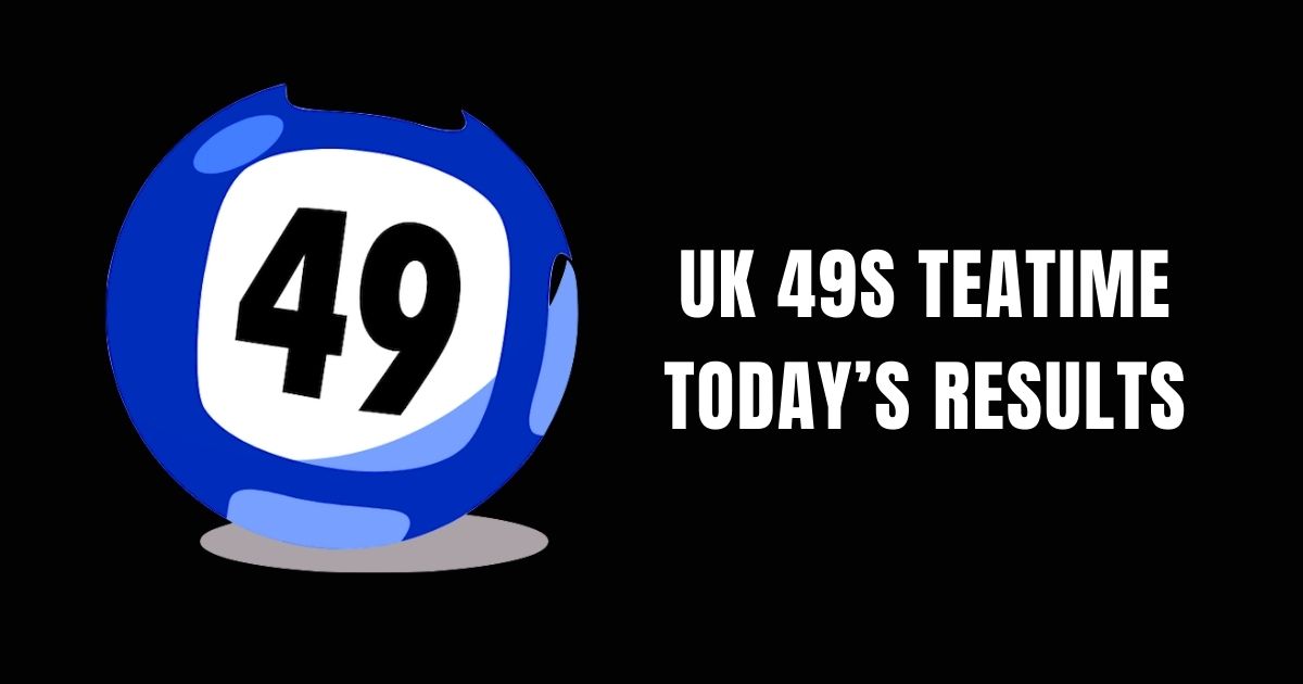 UK 49s Teatime Results Today (14 March 2024) Winning Number List Live