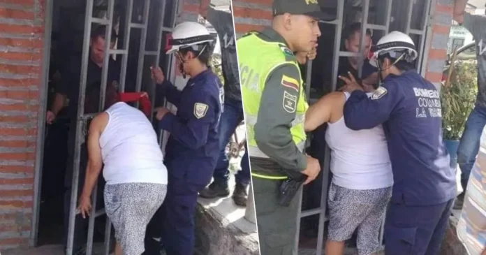 woman-spying-on-neighbor-gets-head-stuck-in-metal-gate-for-5-hours