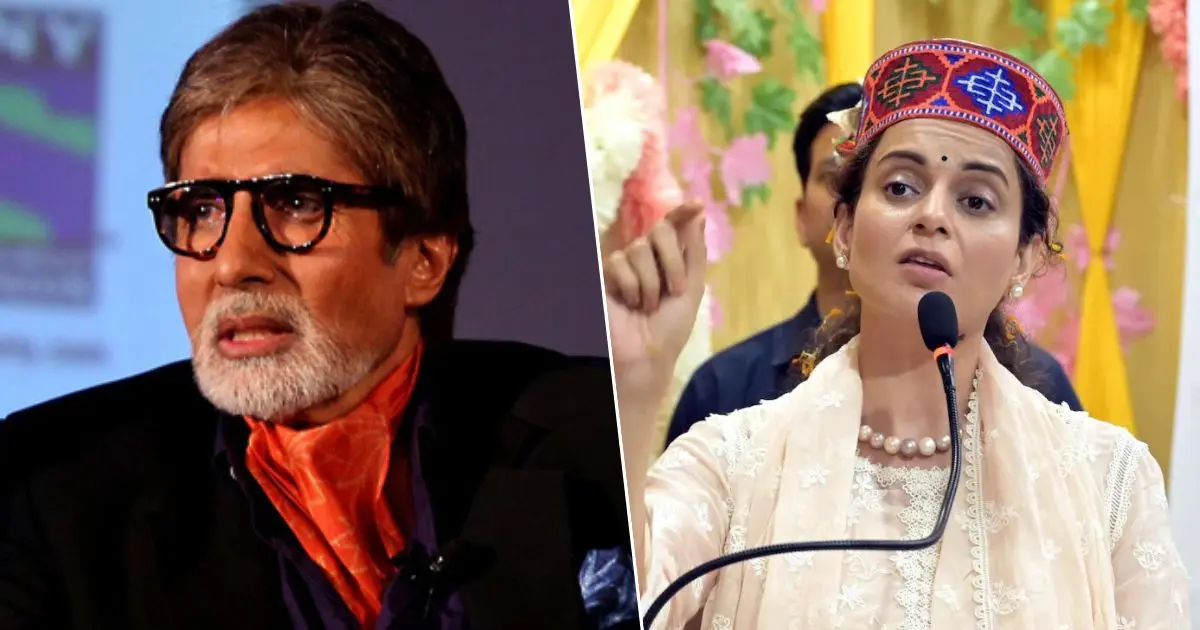Kangana Ranaut Compares Herself With Amitabh Bachchan; Says ‘Big B ke Baad Pyaar Aur Sammaan mujhe Milta hai’