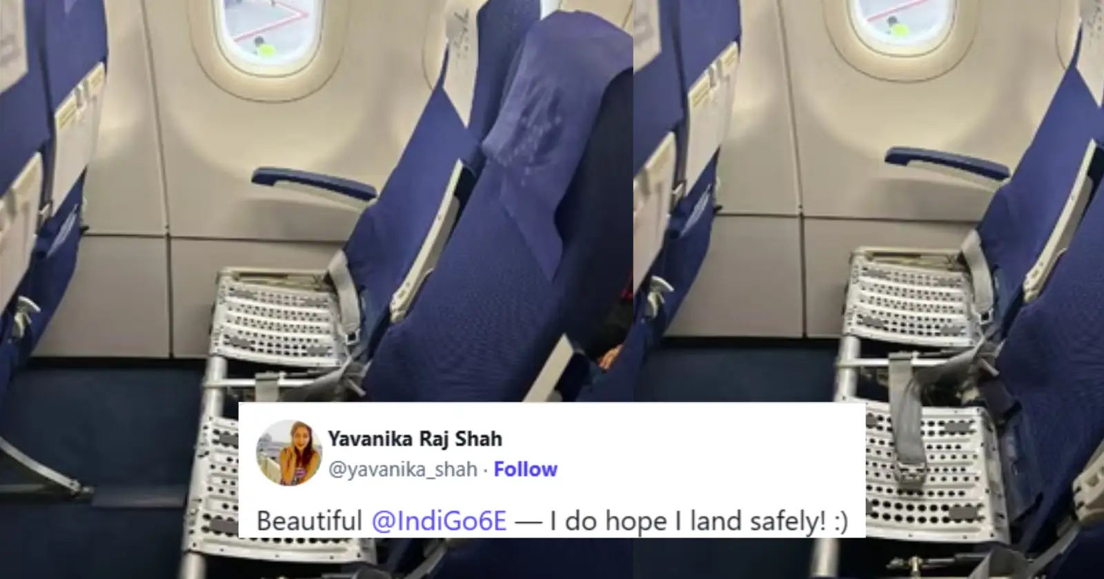 IndiGo’s Response Following Passenger’s Image of Seat Without Cushion on Flight Goes Viral