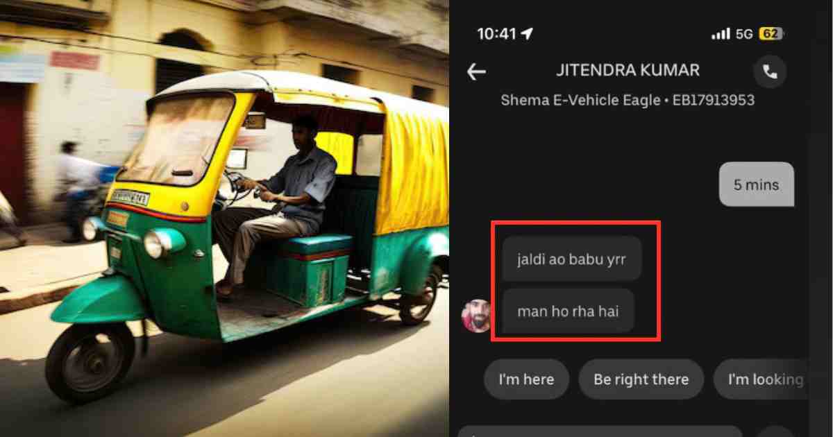 Uber Responds After Woman Reports Harassment By Driver Who Wrote, ‘Jaldi Aao Babu Yaar, Mann Ho Raha Hai’