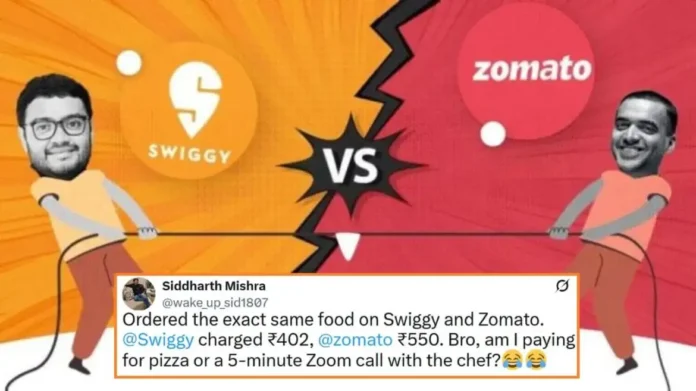 Swiggy-Vs-Zomato-Price-Difference