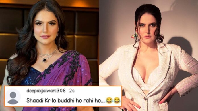 zareen-khan-reply-troll-shaadi-kar-lo-buddhi-ho-rahi-ho