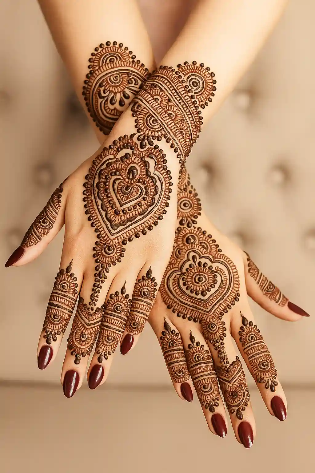 Easy back hand mehndi design 2025