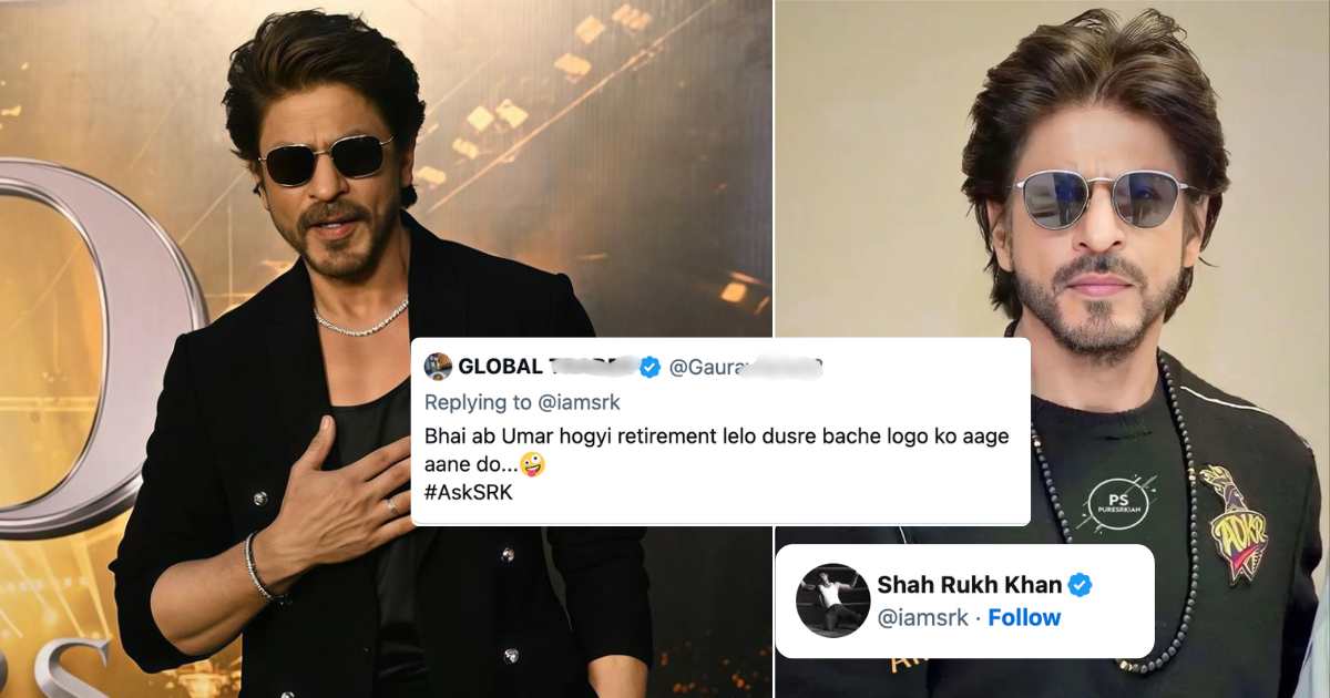 Shah Rukh Khan Gives A Befitting Reply To Fan Asking, ‘Bhai Ab Umar Ho ...