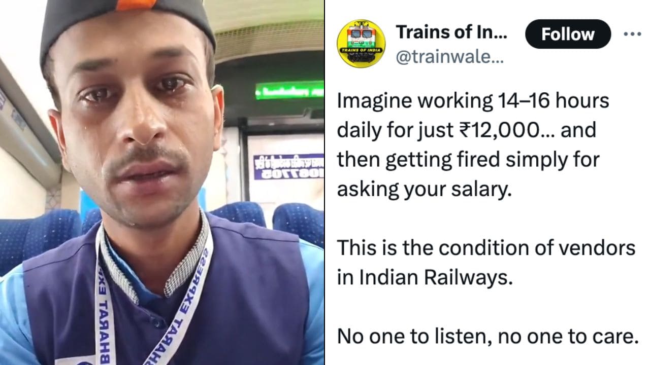IRCTC Responds After Video Of Vendor Crying About Not Getting Paid Went Viral