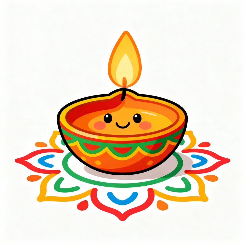 diwali drawing for kids 2025