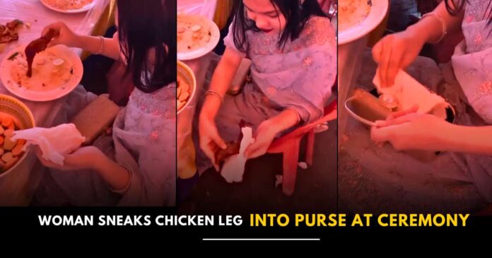 woman-sneaks-chicken-leg-purse-viral-video-proper-jugaad-2025