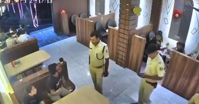 bihar-police-officer-suspended-viral-video-katihar-restaurant-abuse Katihar restaurant police misconduct 2025