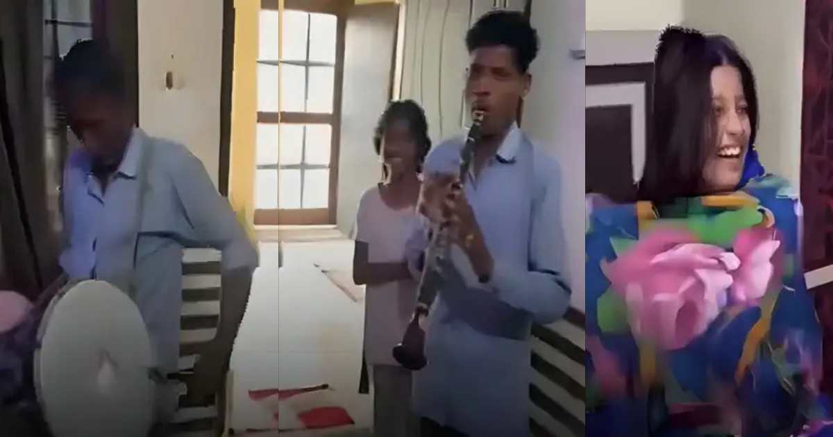 Indian Mom Hires Band to Wake Sleeping Daughters: Viral Dhol Wake-Up Video Sparks Hilarious ‘Don’t Go in My Parents’ Feed’ Reactions – Watch Now!