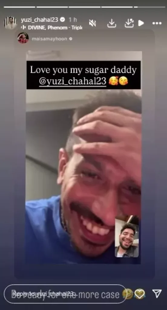 Yuzvendra Chahal Samay Raina dig Dhanashree Verma