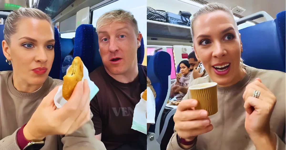 British Family Vande Bharat Ginger Tea Viral Video: ‘It’s Really Nice!’ – Heartwarming Reaction to Chai on Indian Train Wins Hearts Worldwide