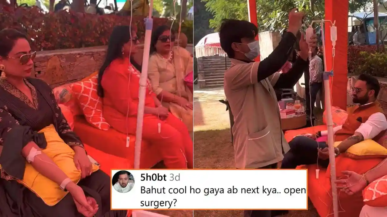 IV Drip Bar at Indian Wedding for Hangover Cures Goes Viral, Video Goes Viral