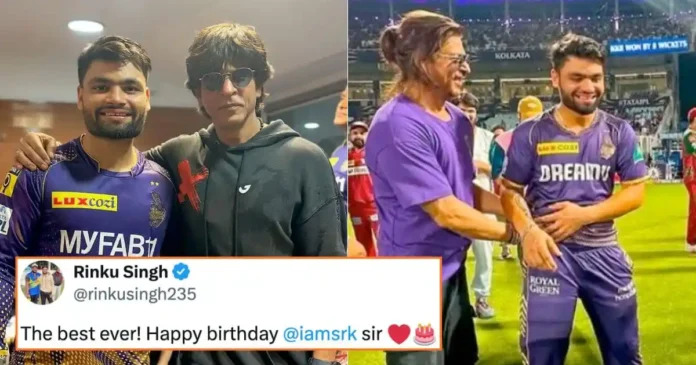 Shah Rukh Khan Rinku Singh