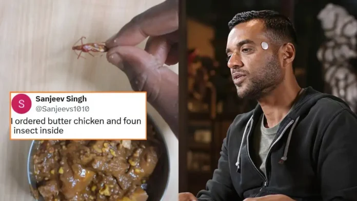 Zomato insect in food