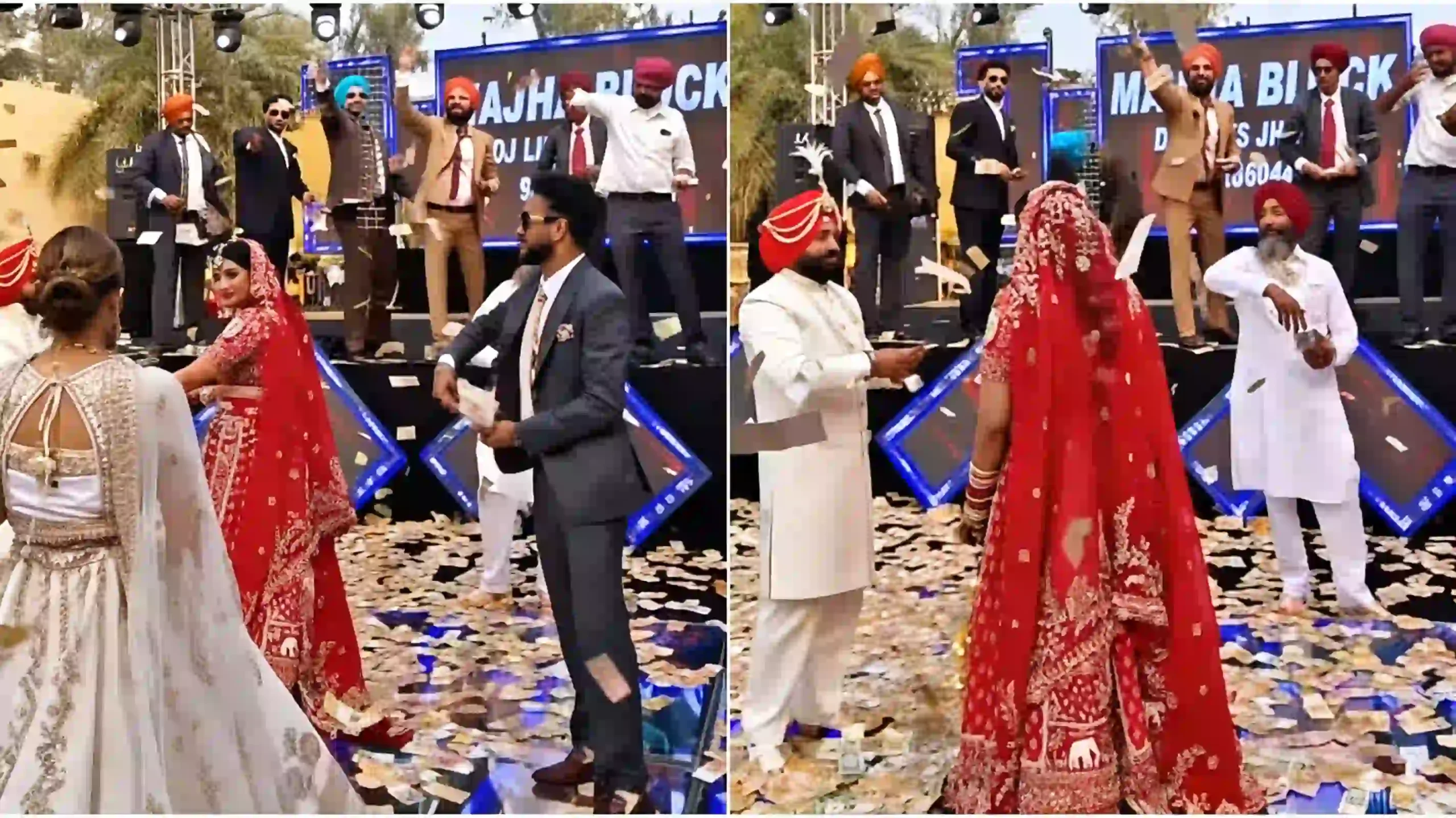 Punjab Bride ‘Showered’ with ₹8.5 Crore in Cash at Wedding. Groom Family Replied – Viral Video