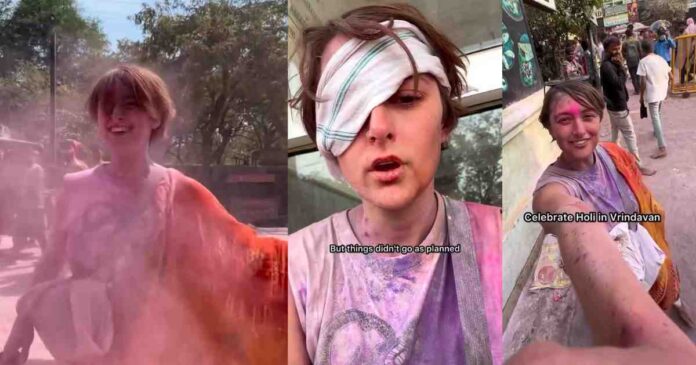 austrian-tourist-vrindavan-holi-stones-eyes-injury-video-2026