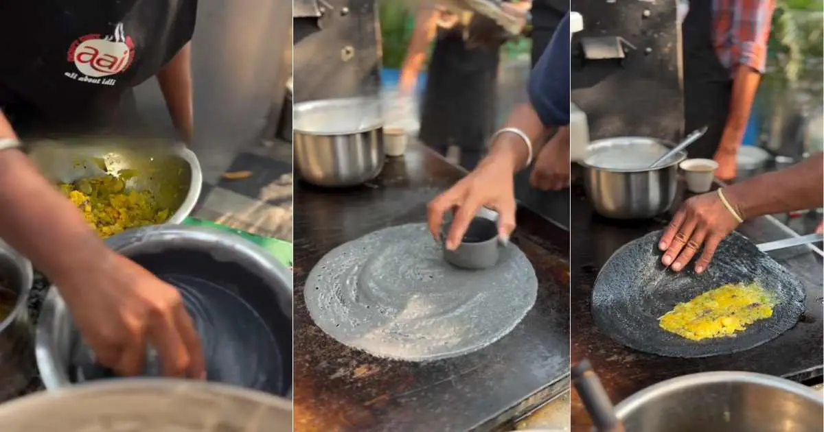 Black Dosa Trend Takes Nagpur by Storm: Cafes Serve Jet-Black Version of South Indian Favourite