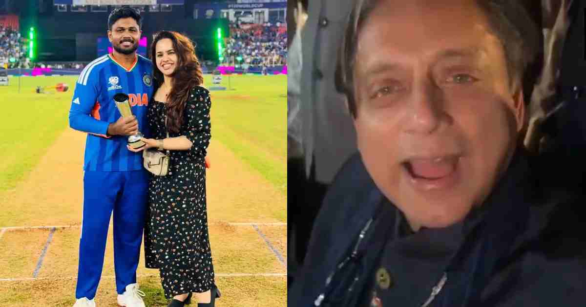 Shashi Tharoor shares birthday call from Sanju Samson after T20 World Cup win
