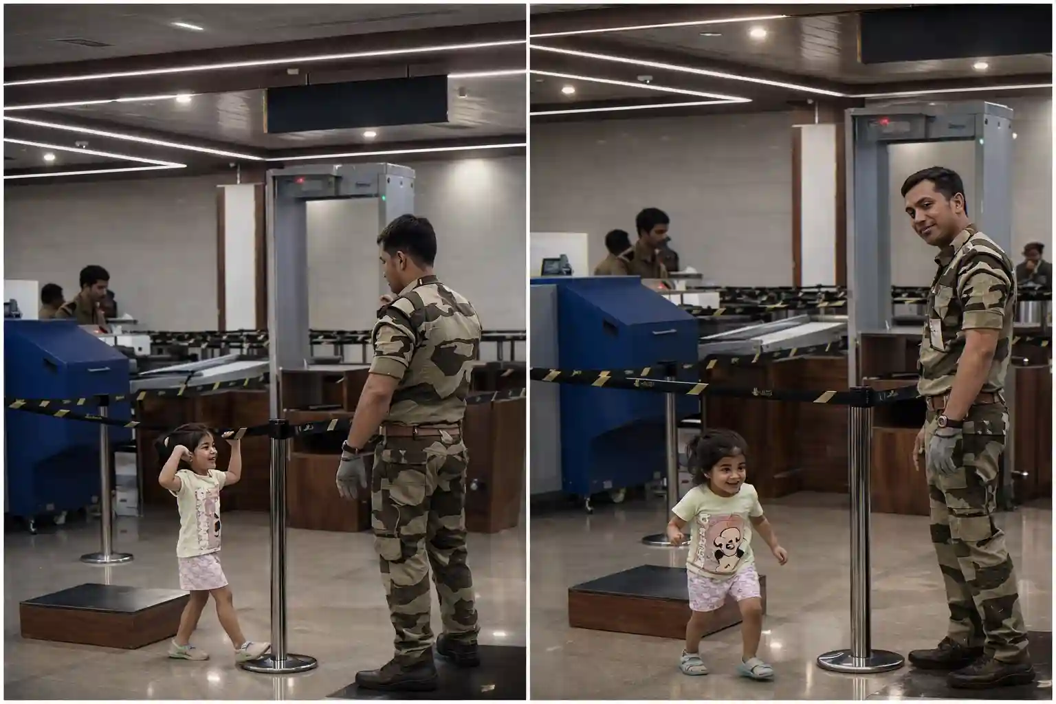 Little Girl’s Cutest Salute to CISF Jawaan at Airport Goes Massively Viral – Pure Wholesome Moment