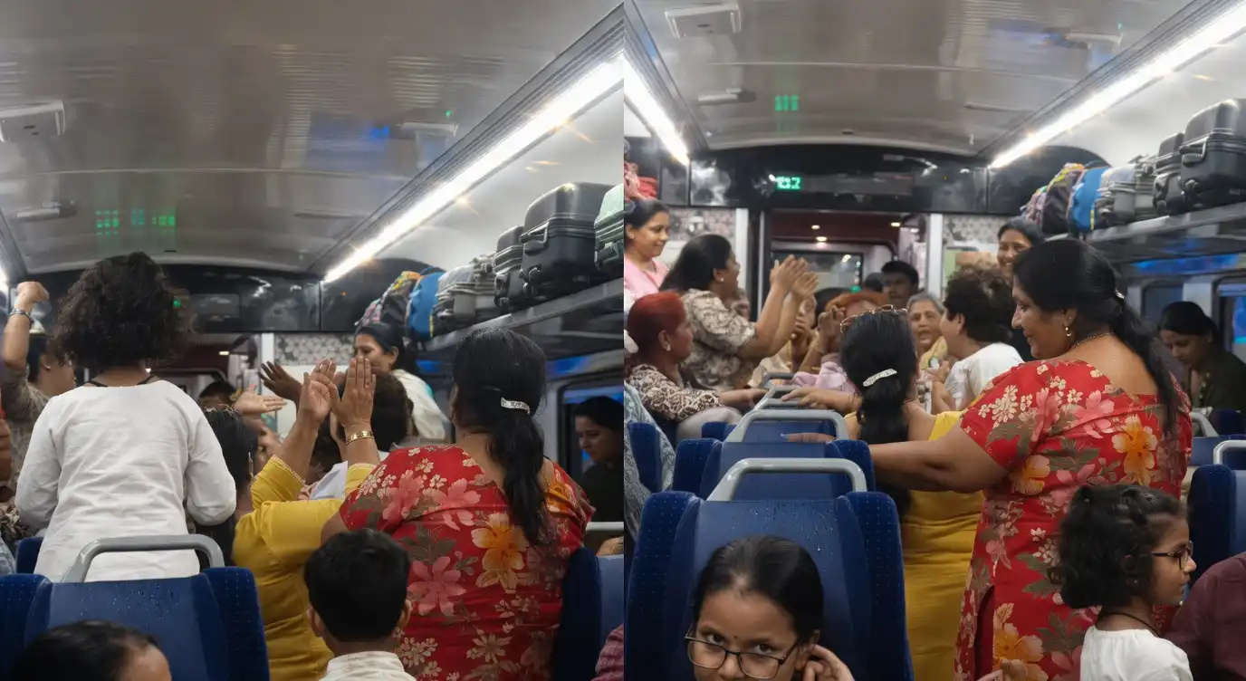 Passengers Dance & Sing Loudly in Train Coach, Disturbing Others – Viral Video Prompts Strong Railway Reaction