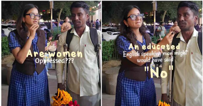 delhi-woman-asks-vendor-women-oppressed-india-viral-reply-2026