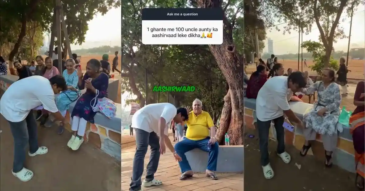 Mumbai Man Goes Around Asking Strangers for Aashirwaad – Heartwarming Gesture Leads to Beautiful Moments