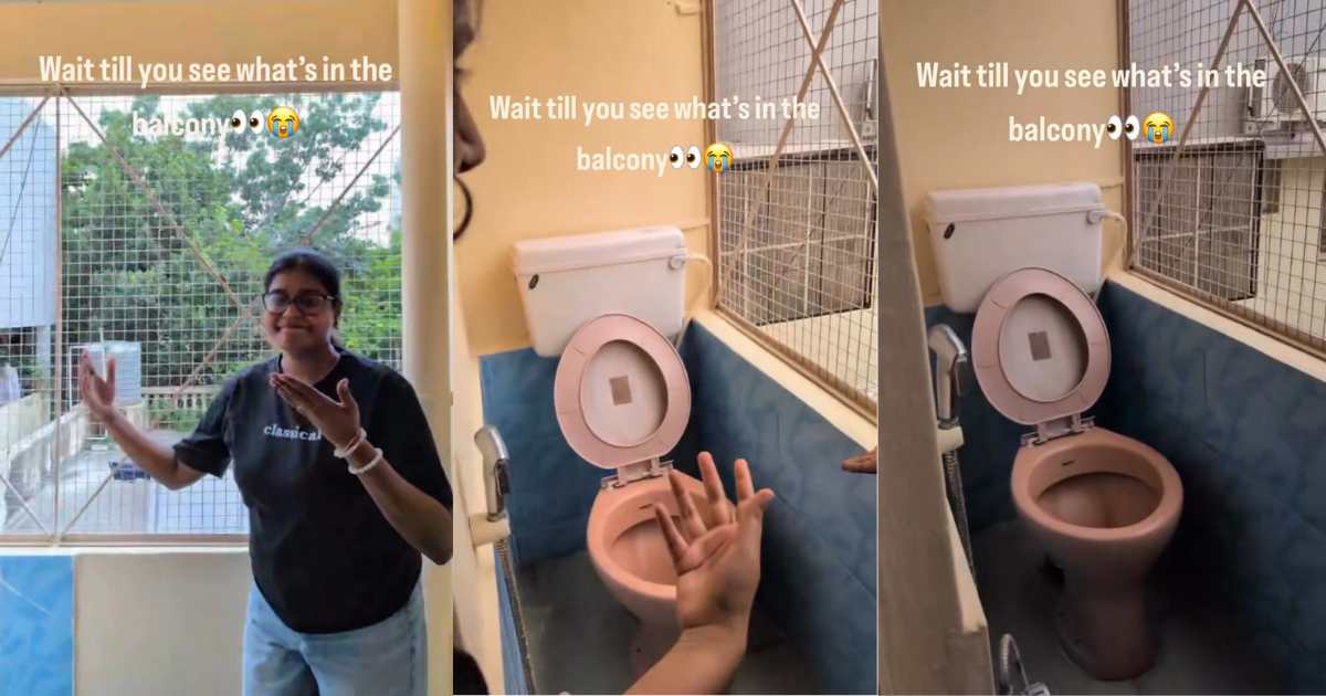 Bengaluru Flat Offers Fresh Air & a Balcony Toilet – Yes, You Read That Right! Viral Listing Sparks Amusement