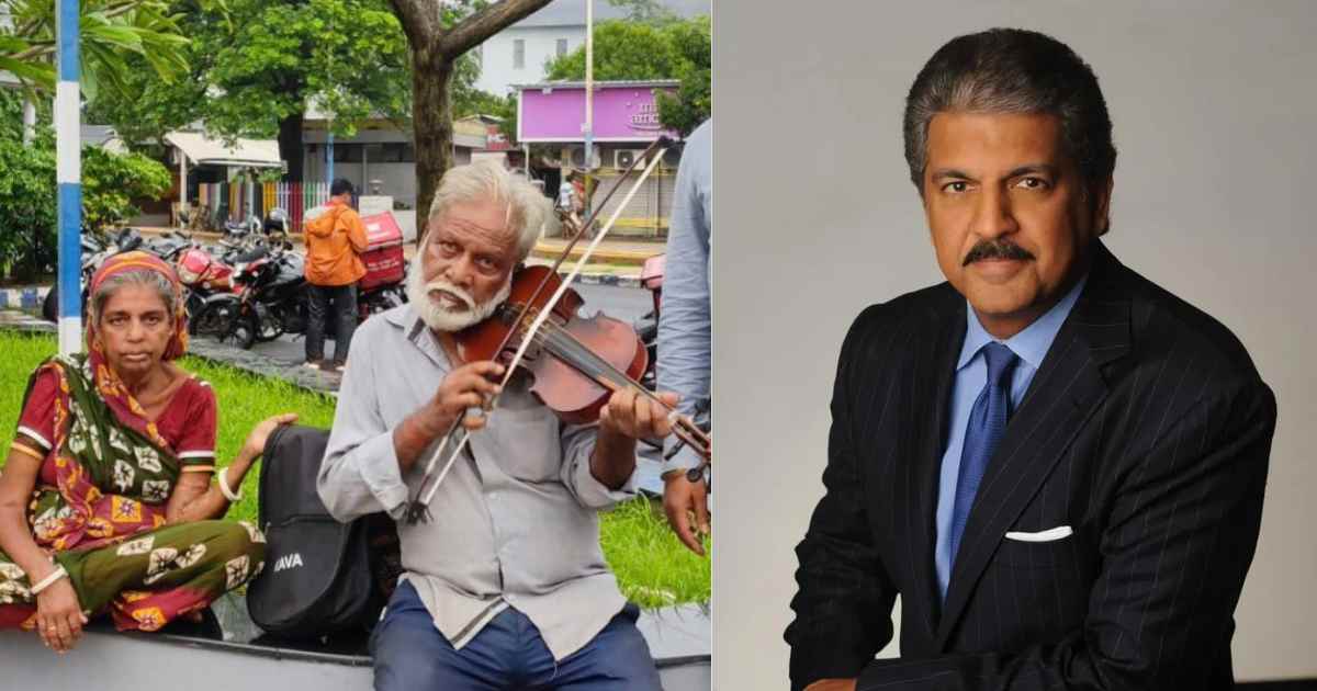 Anand Mahindra’s Heartwarming Support for Viral Elderly Kolkata Violinist Melts the Internet