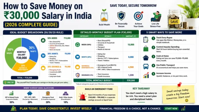 how-to-save-money-on-30000-salary-india