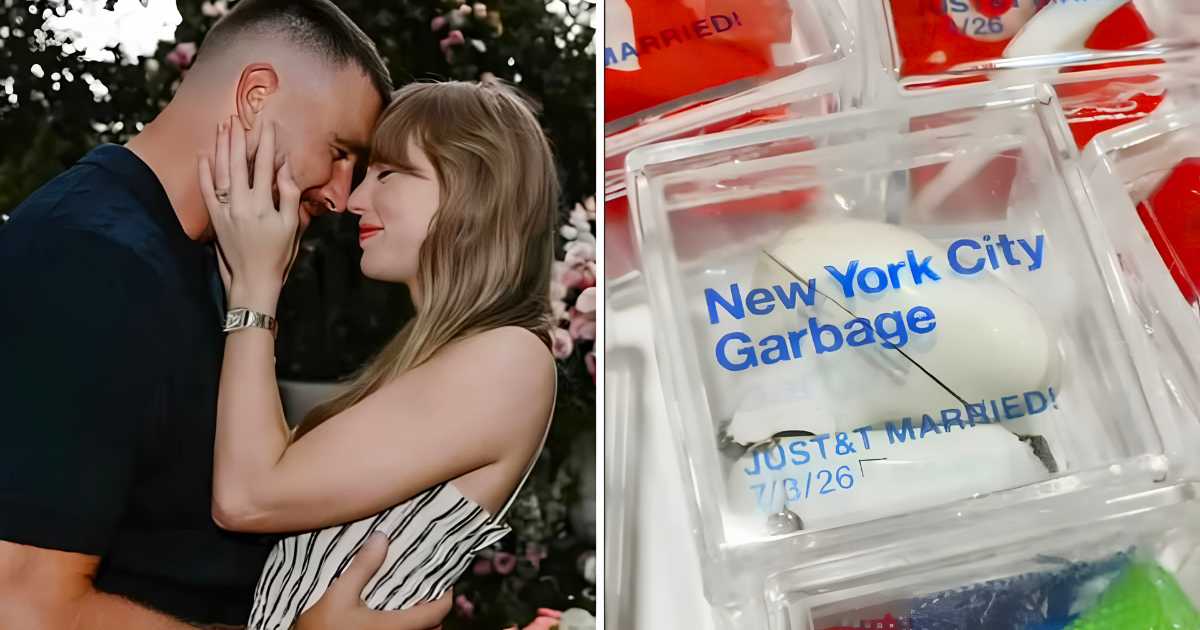 Taylor Swift & Travis Kelce Wedding Trash Listed for $25 Per Cube – Supplies Reportedly Running Low as Fans Go Crazy