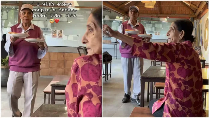 elderly-man-serves-food-to-wife-couple-goals-viral-video-2026