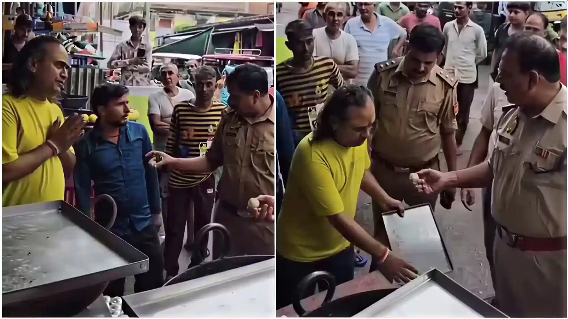 UP Sweet Shop Owner Asked to Eat His Own Adulterated Sweets During Raid – Refuses, Sparking Viral Moment