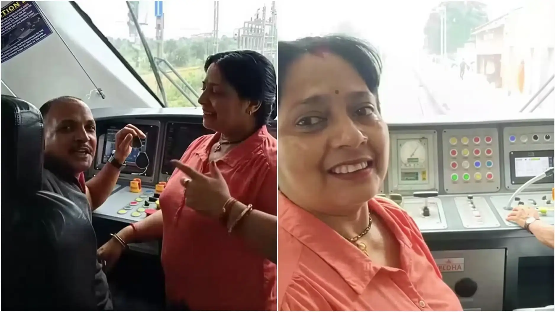 Woman Records Reel Inside Vande Bharat Loco Pilot’s Cabin – Railways Investigates After Viral Video Sparks Outrage