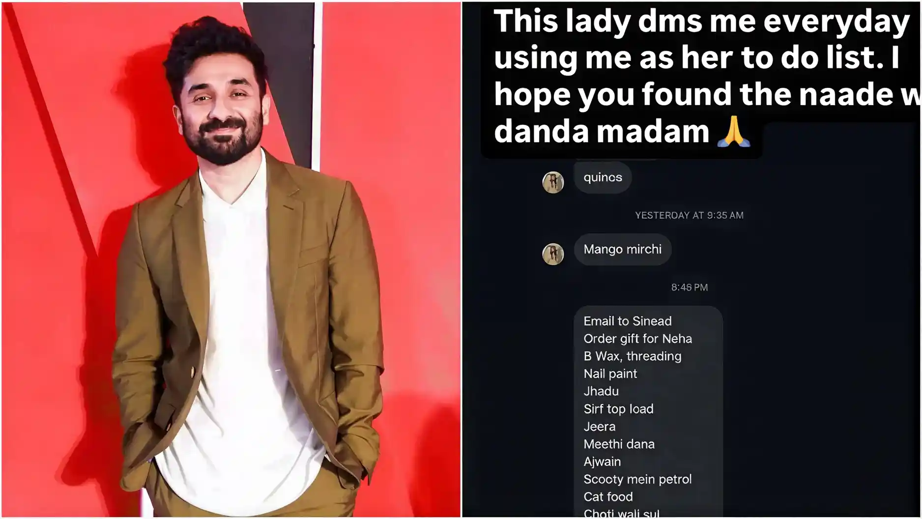 Woman Treats Vir Das’ Instagram DMs as Her Personal To-Do List – Weirdly Wholesome Exchange Goes Viral