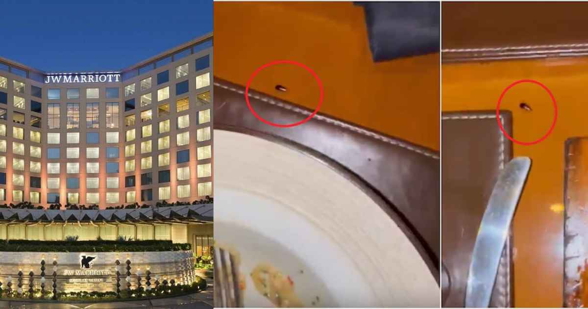 Doctor’s Sarcastic Dig at Mumbai JW Marriott as Cockroach Crawls Around His Table, He Tags Tukaram Munde – Viral Video