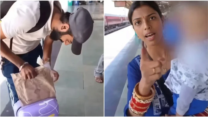 couple-caught-with-railway-bedsheets-unapologetic-viral-video